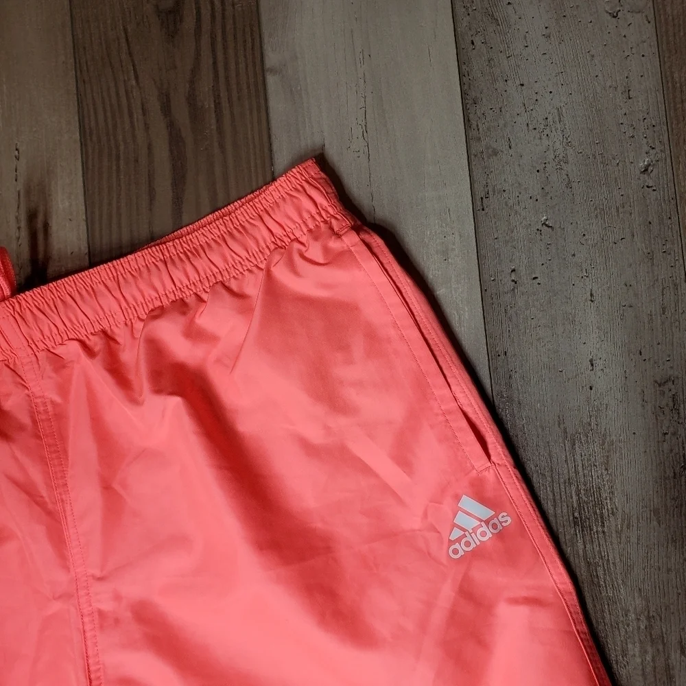 NWT Adidas Performance Solid Board Shorts Men's Swim Trunks Swim Shorts Neon